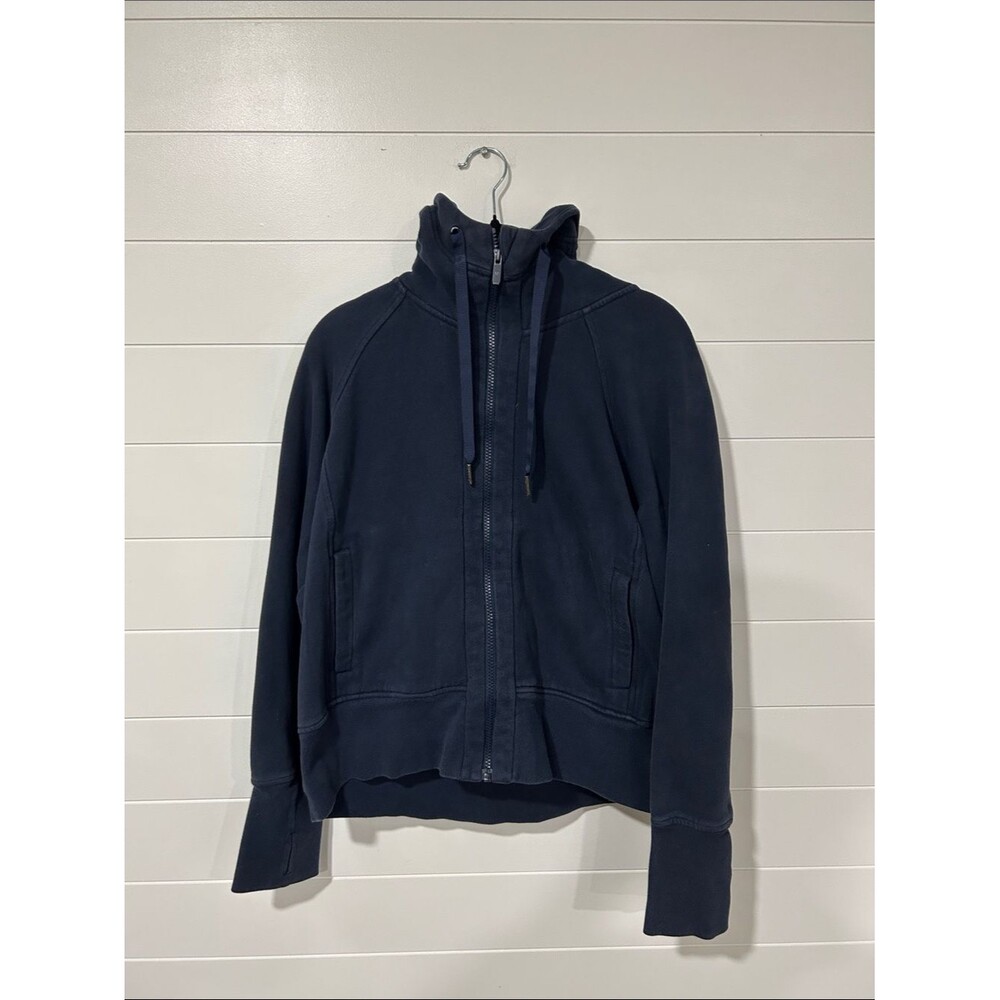 Lululemon athletica Navy Full-Zip Scuba Hoodie